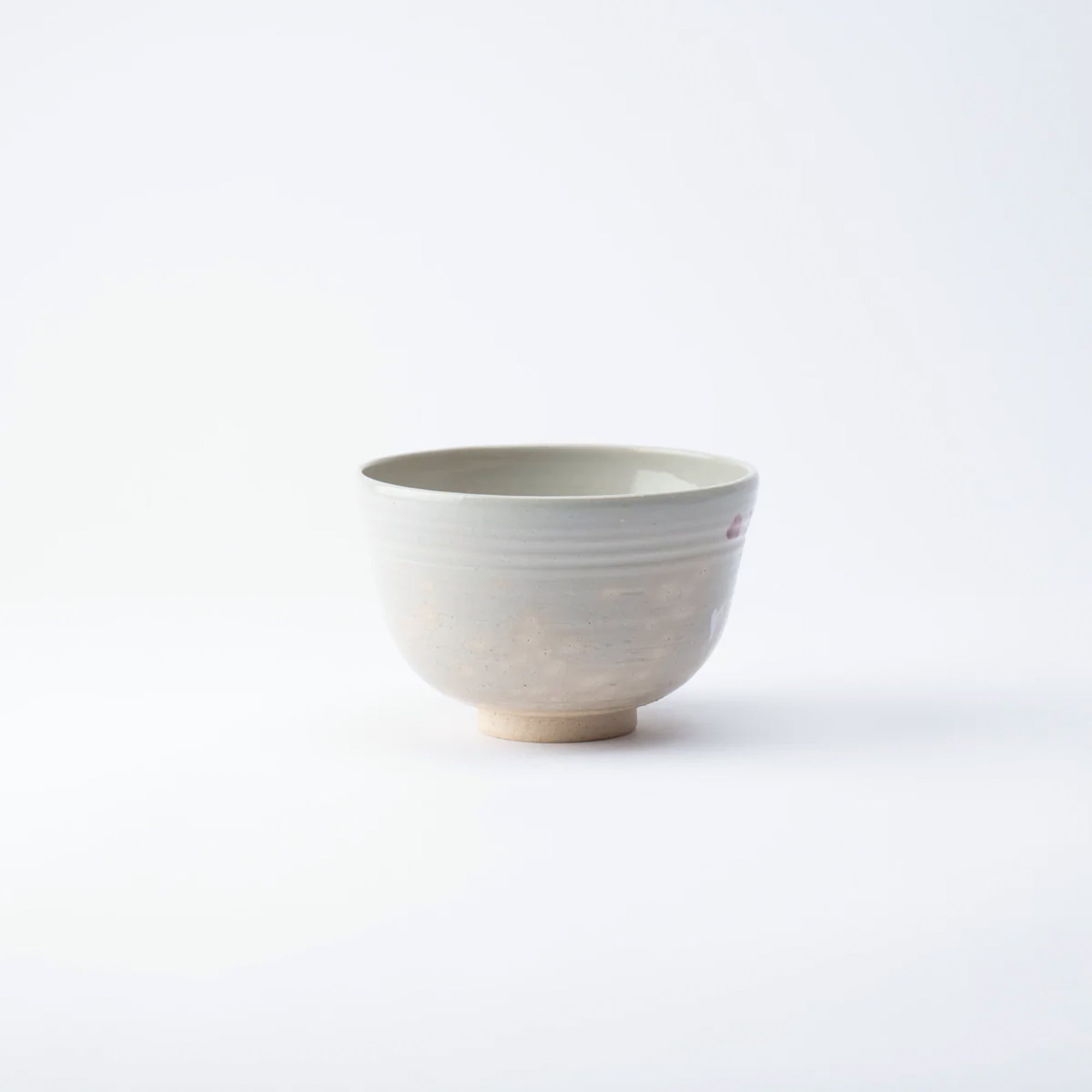 Tanaka Toubou Sakura and Moon Kyo Ware Matcha Bowl Chawan - MUSUBI KILN - Quality Japanese Tableware and Gift