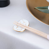 Tasei Kiln Awaji Knot Arita Chopstick Rest - MUSUBI KILN - Quality Japanese Tableware and Gift