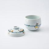 Tasei Kiln Gosu Diamond Arita Chawanmushi Bowl - MUSUBI KILN - Quality Japanese Tableware and Gift