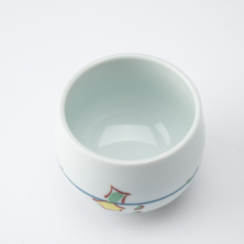 Tasei Kiln Gosu Diamond Arita Chawanmushi Bowl - MUSUBI KILN - Quality Japanese Tableware and Gift