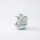 Tasei Kiln Gosu Diamond Arita Chawanmushi Bowl - MUSUBI KILN - Quality Japanese Tableware and Gift