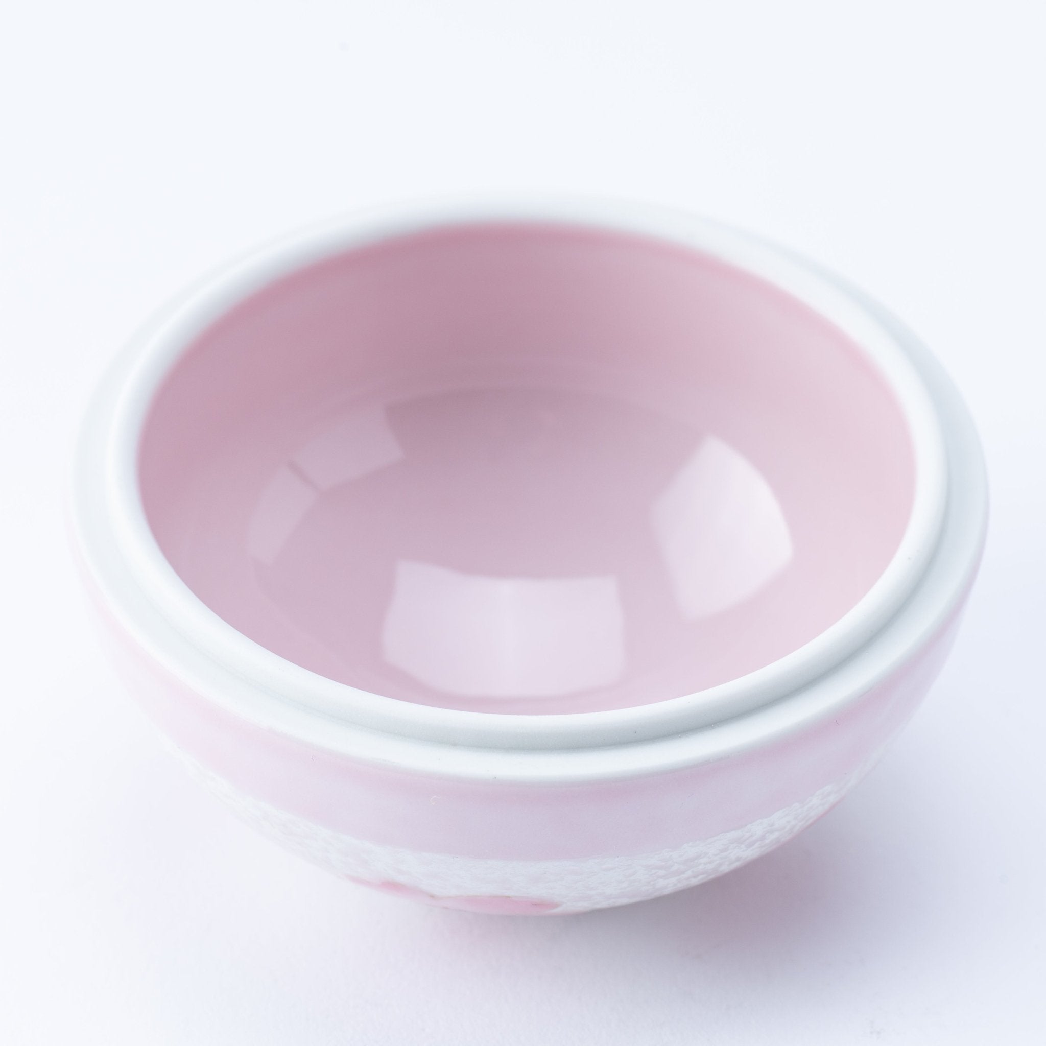 Tasei Kiln Lustrous Pink Sakura Arita Ware Candy Box with Lid - MUSUBI KILN - Quality Japanese Tableware and Gift