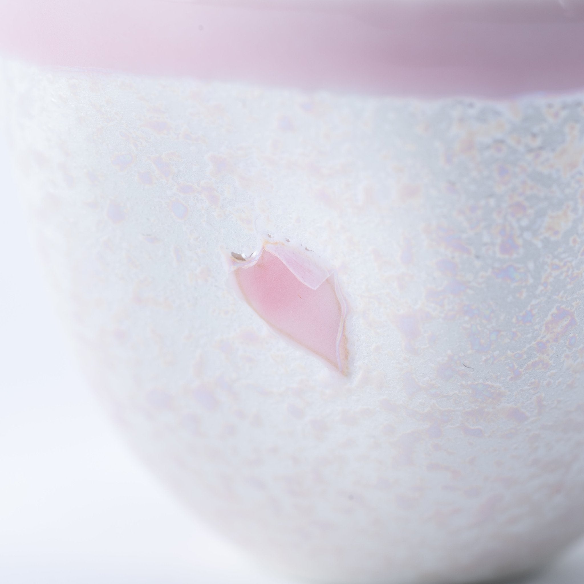 Tasei Kiln Lustrous Pink Sakura Arita Ware Guinomi Sake Cup - MUSUBI KILN - Quality Japanese Tableware and Gift