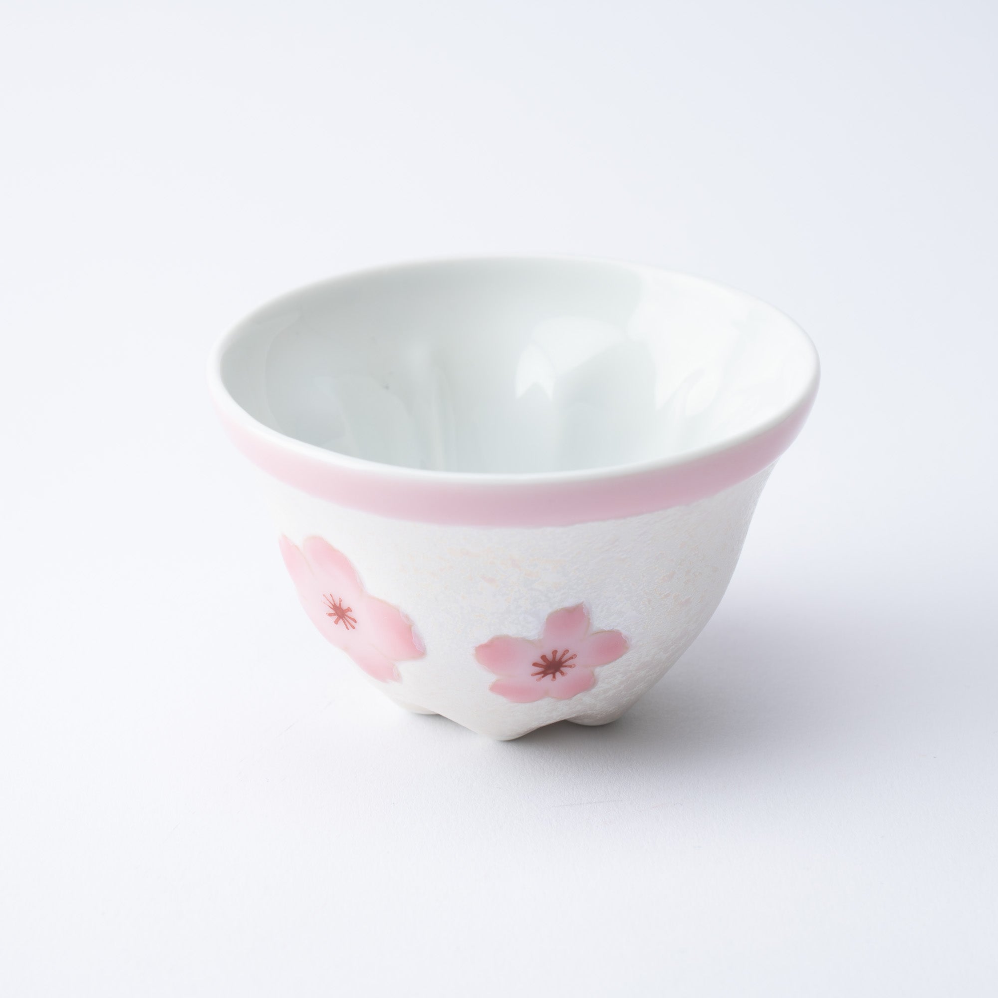 Tasei Kiln Lustrous Pink Sakura Arita Ware Japanese Teacup - MUSUBI KILN - Quality Japanese Tableware and Gift