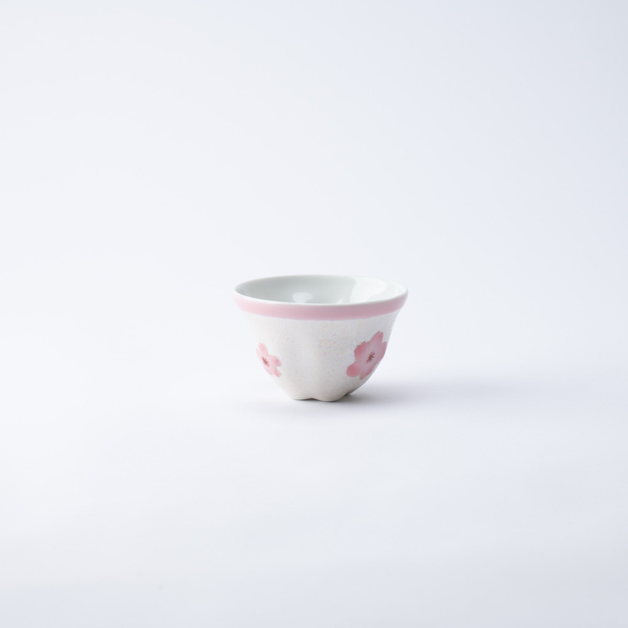 Tasei Kiln Lustrous Pink Sakura Arita Ware Japanese Teacup - MUSUBI KILN - Quality Japanese Tableware and Gift