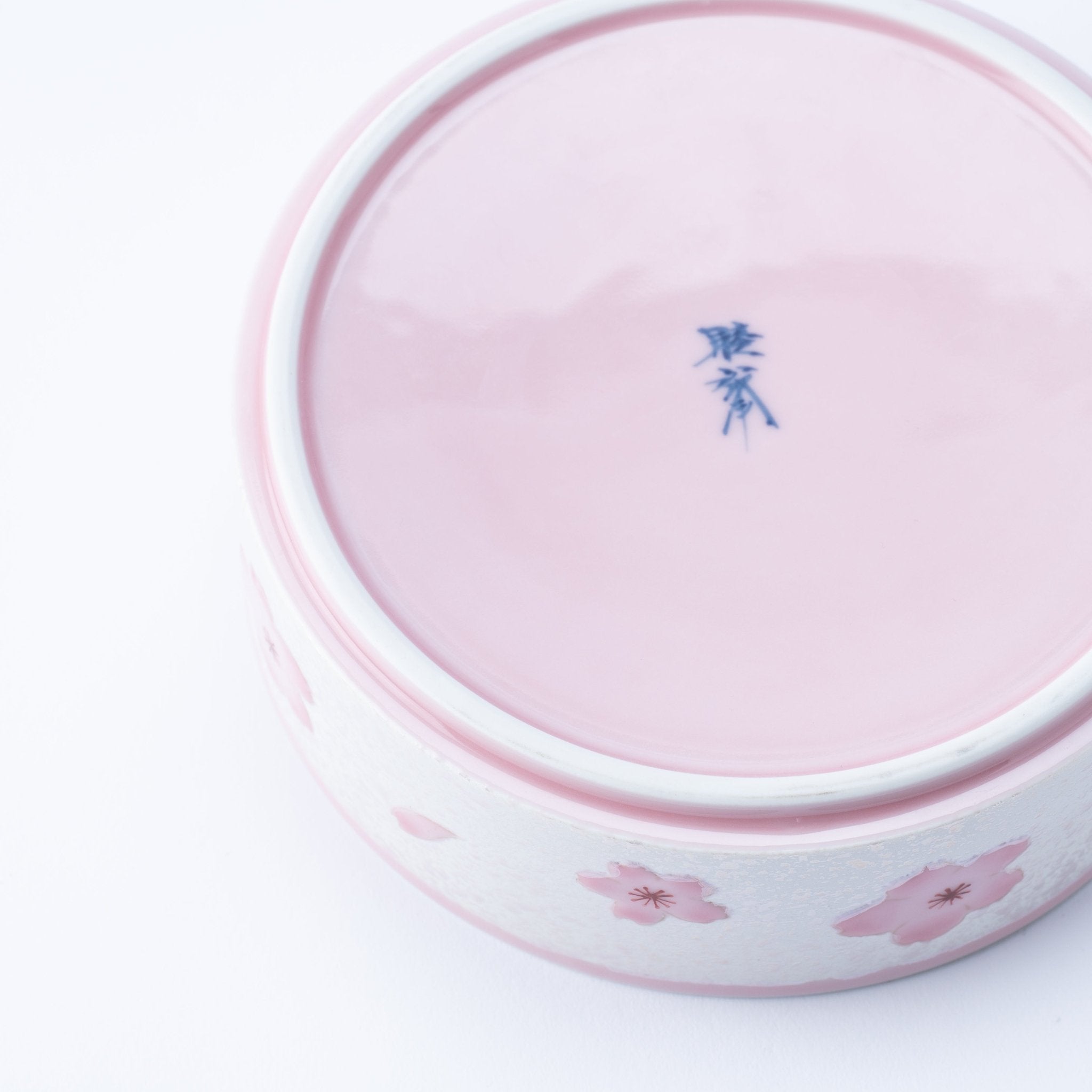 Tasei Kiln Lustrous Pink Sakura Arita Ware Two Tiers Jubako Bento Box - MUSUBI KILN - Quality Japanese Tableware and Gift