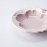 Tasei Kiln Lustrous Sakura Pink Arita Ware Sauce Plate - MUSUBI KILN - Quality Japanese Tableware and Gift