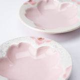 Tasei Kiln Lustrous Sakura Pink Arita Ware Sauce Plate - MUSUBI KILN - Quality Japanese Tableware and Gift