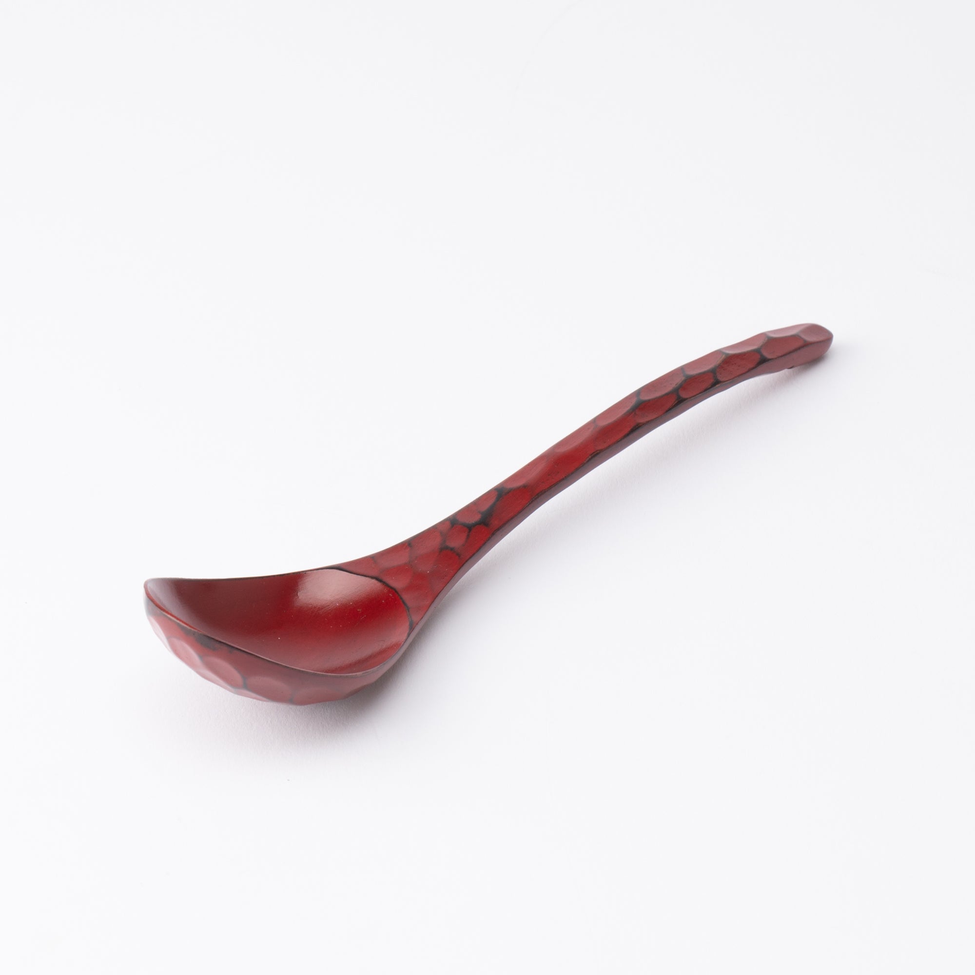 Tortoiseshell Pattern Yamanaka Lacquerware Ramen Spoon - MUSUBI KILN - Quality Japanese Tableware and Gift