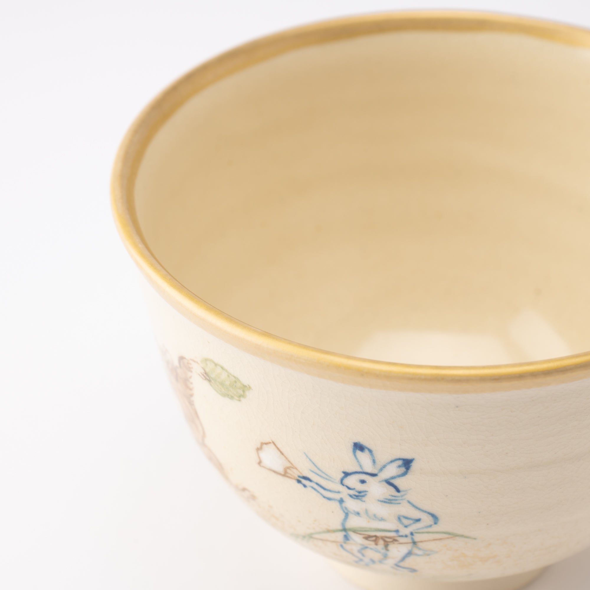 Tosen Kiln Kozan - ji Temple Choju Giga Kiyomizu Ware Matcha Bowl Chawan - MUSUBI KILN - Quality Japanese Tableware and Gift