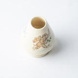 Tosen Kiln Kozan - ji Temple Choju Giga Kiyomizu Ware Matcha Whisk Holder - MUSUBI KILN - Quality Japanese Tableware and Gift