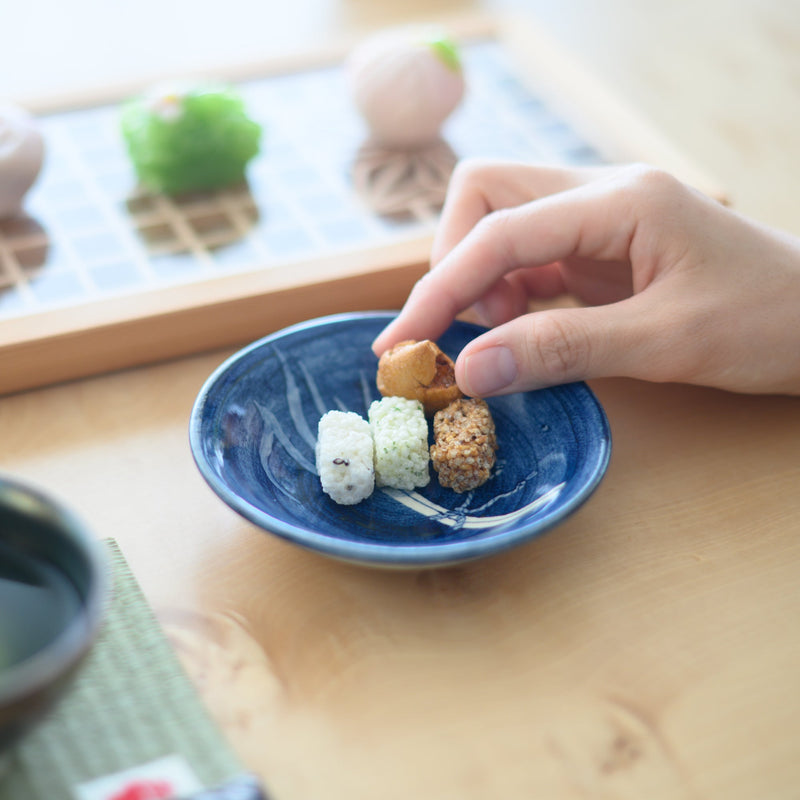 Tosen Kiln Kyoto Vegetables Kiyomizu Ware Plate Set - MUSUBI KILN - Quality Japanese Tableware and Gift