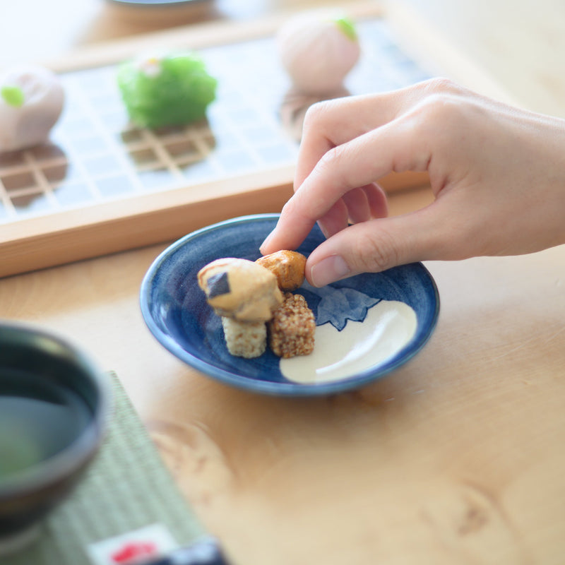 Tosen Kiln Kyoto Vegetables Kiyomizu Ware Plate Set - MUSUBI KILN - Quality Japanese Tableware and Gift