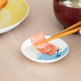 Tosen Kiln Mt. Fuji Kiyomizu Ware Sauce Plate Set - MUSUBI KILN - Quality Japanese Tableware and Gift