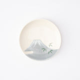 Tosen Kiln Mt. Fuji Kiyomizu Ware Sauce Plate Set - MUSUBI KILN - Quality Japanese Tableware and Gift