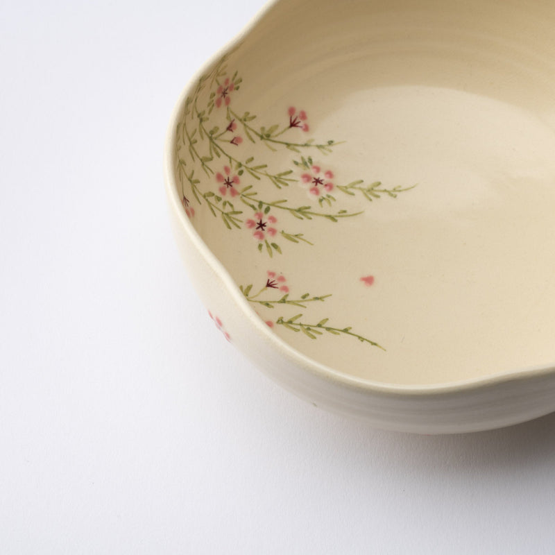 Tosen Kiln Sakura Kiyomizu Ware Bowl - MUSUBI KILN - Quality Japanese Tableware and Gift