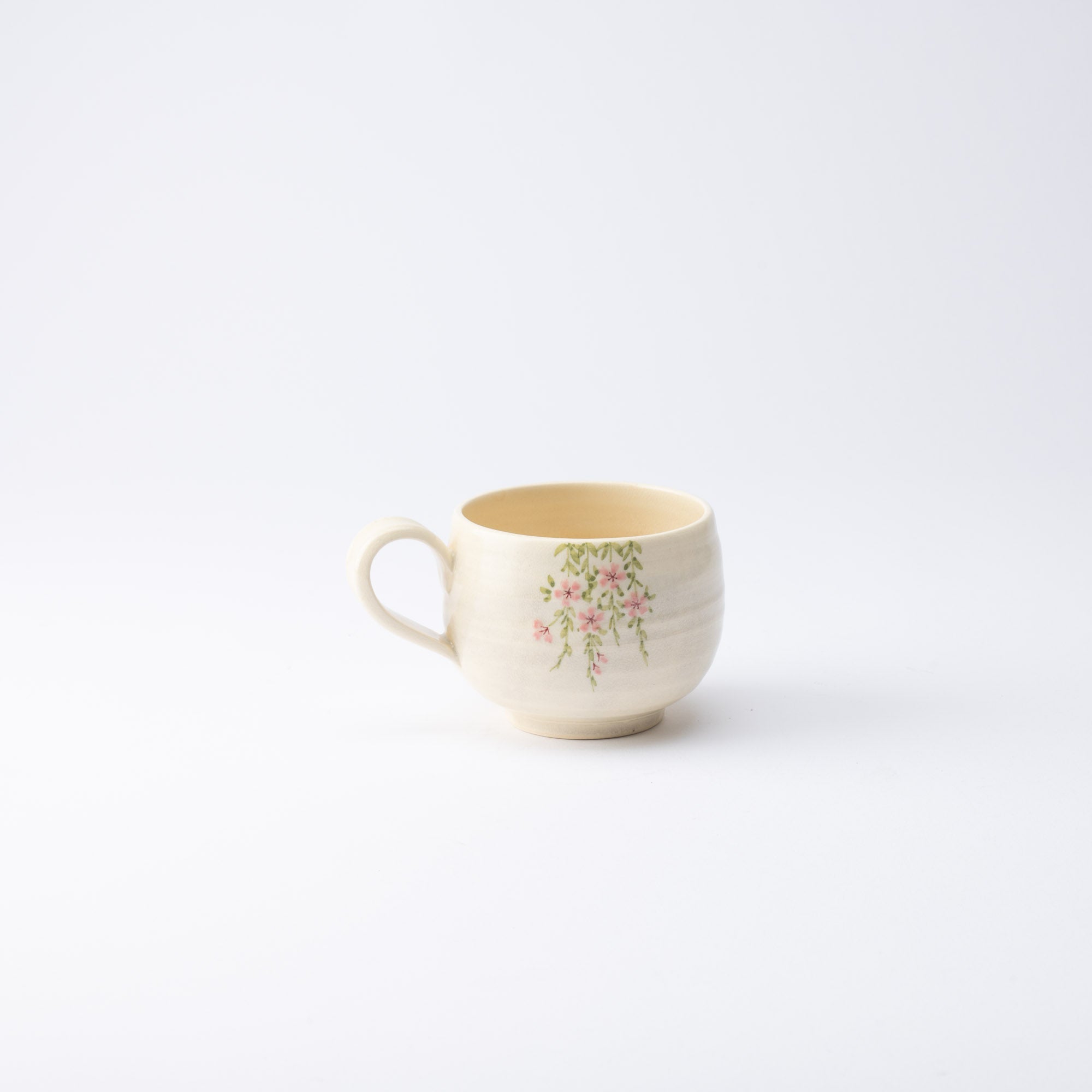 Tosen Kiln Sakura Kiyomizu Ware Cafe au Lait Mug - MUSUBI KILN - Quality Japanese Tableware and Gift