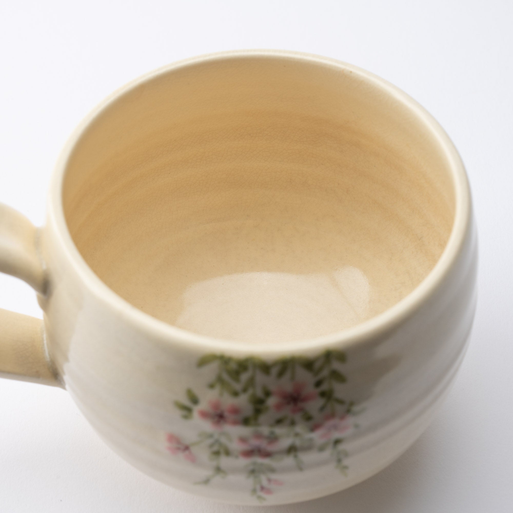 Tosen Kiln Sakura Kiyomizu Ware Cafe au Lait Mug - MUSUBI KILN - Quality Japanese Tableware and Gift