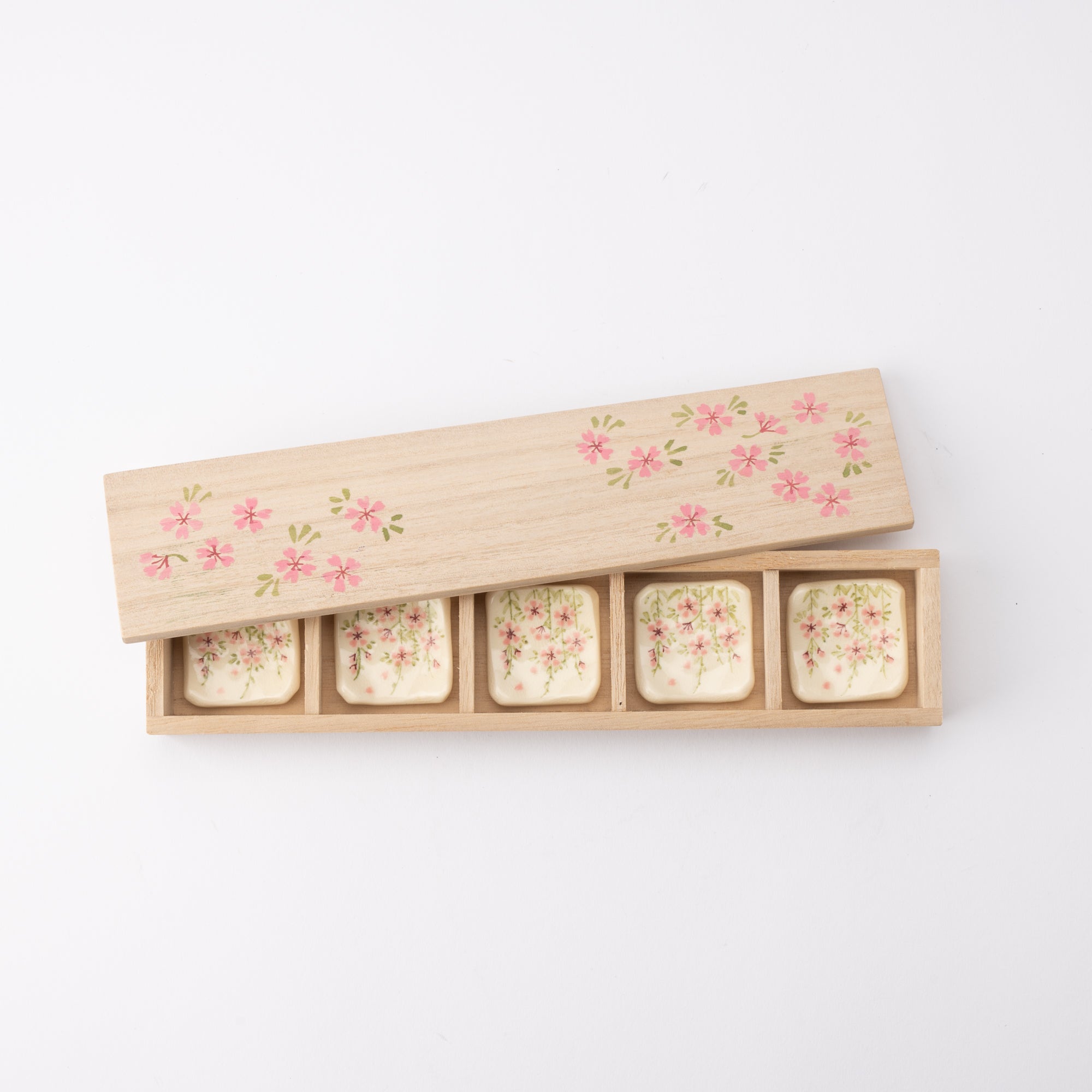 Gion Weeping Sakura-Designed Chopstick Rest Set