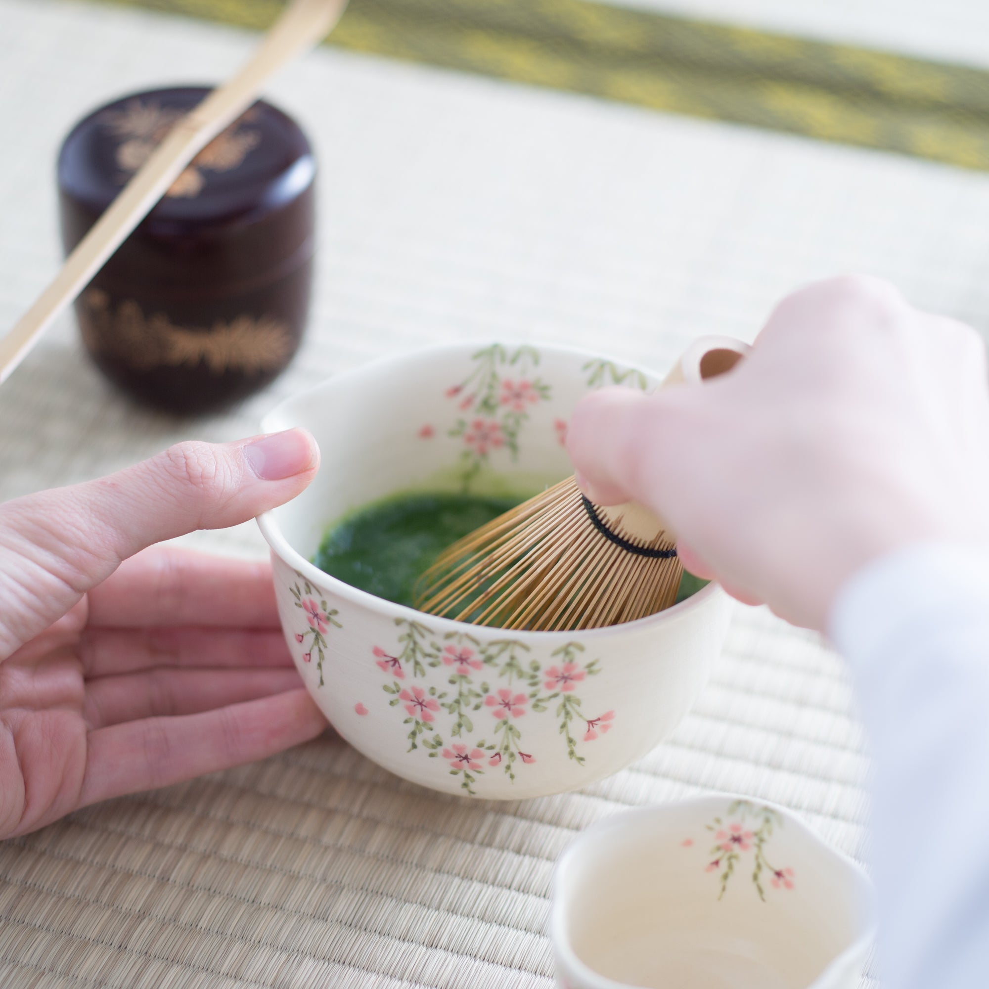 Gion Weeping Sakura Matcha Bowl