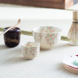 Tosen Kiln Sakura Kiyomizu Ware Japanese Tea Cup - MUSUBI KILN - Quality Japanese Tableware and Gift