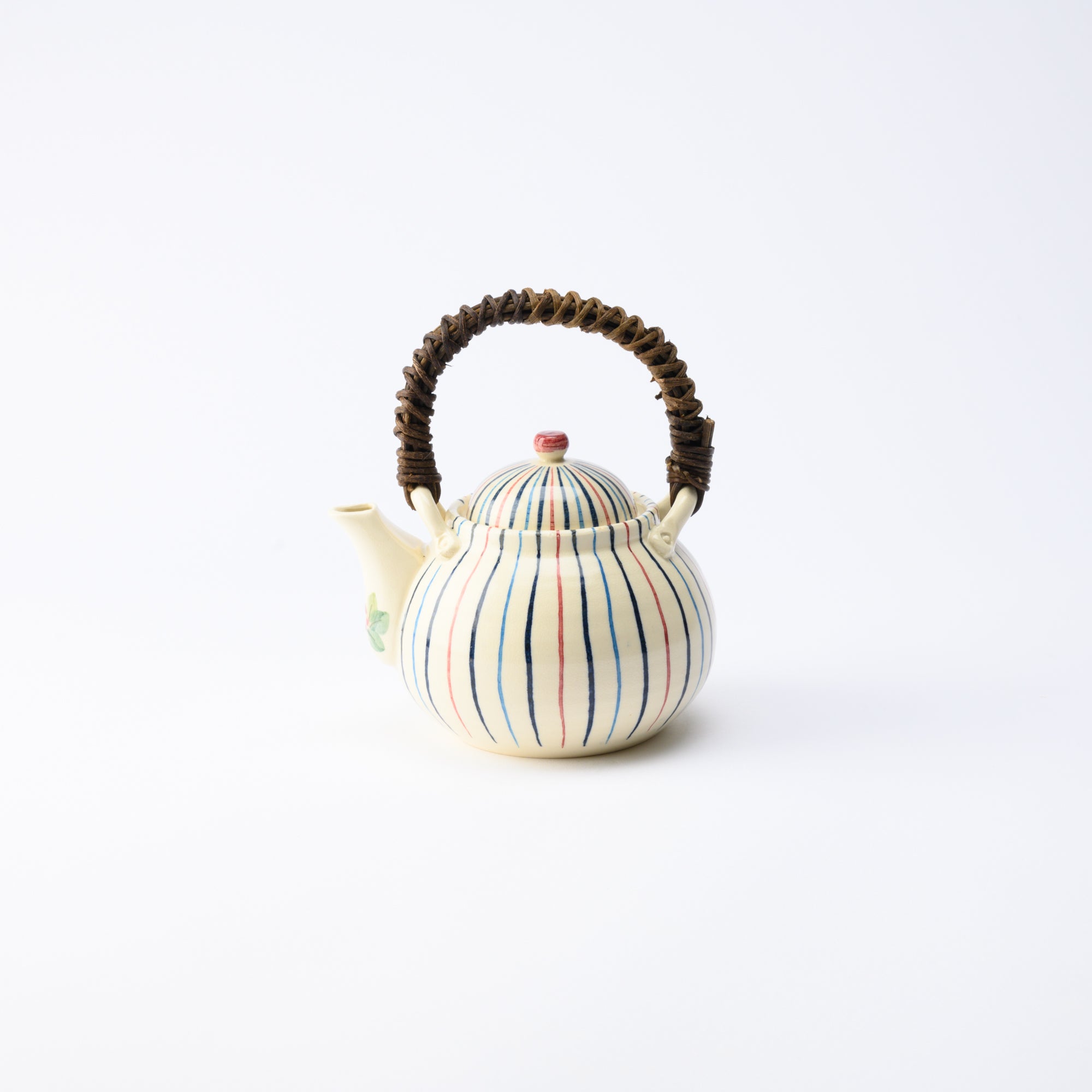 Tosen Kiln Tokusa Kiyomizu Ware Japanese Teapot 15.2 oz (450 ml) - MUSUBI KILN - Quality Japanese Tableware and Gift