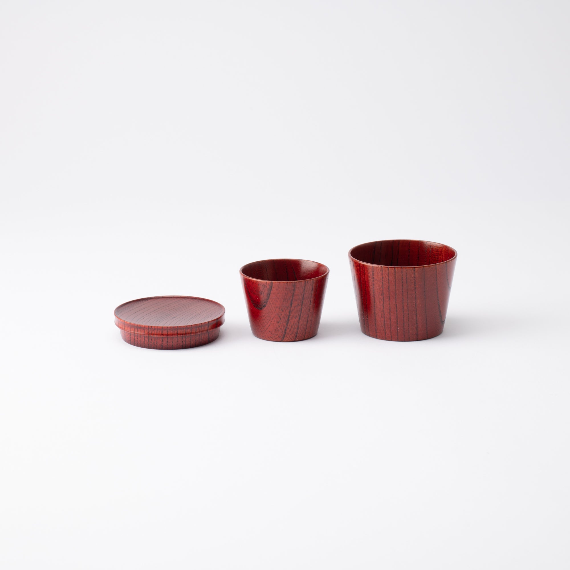 Travel Zelkova Yamanaka Lacquerware Guinomi Sake Cup Set - MUSUBI KILN - Quality Japanese Tableware and Gift