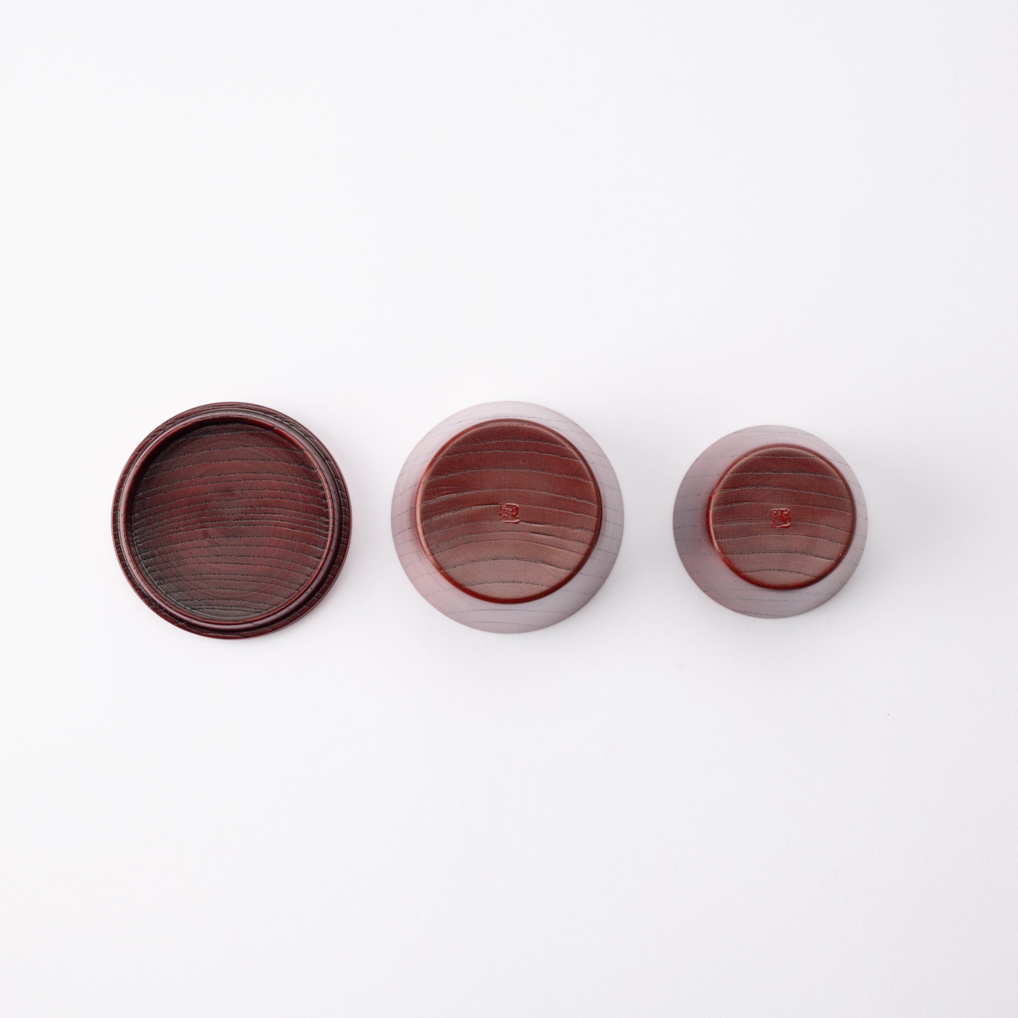 Travel Zelkova Yamanaka Lacquerware Guinomi Sake Cup Set - MUSUBI KILN - Quality Japanese Tableware and Gift