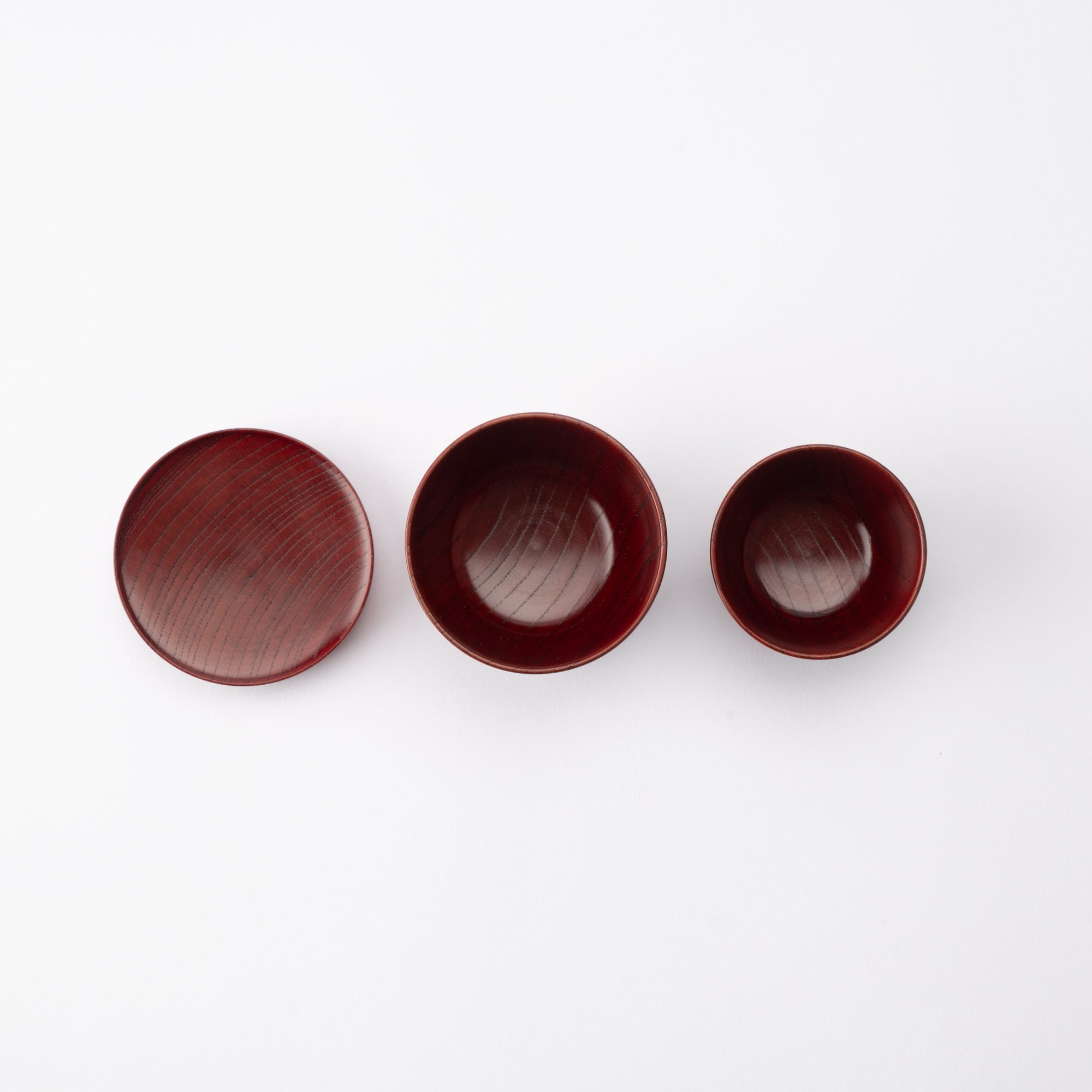 Travel Zelkova Yamanaka Lacquerware Guinomi Sake Cup Set - MUSUBI KILN - Quality Japanese Tableware and Gift