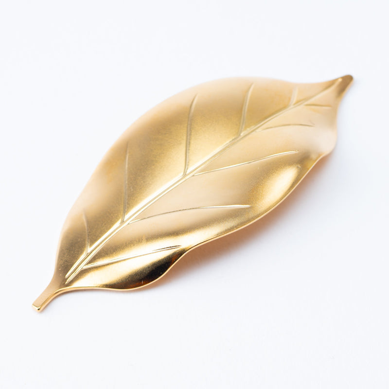 Tsubame Hutlery Gold Camellia Leaf Chopstick Rest - MUSUBI KILN - Quality Japanese Tableware and Gift