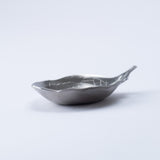 Tsubame Hutlery Silver Persimmon Leaf Amuse Bouche Spoon - MUSUBI KILN - Quality Japanese Tableware and Gift