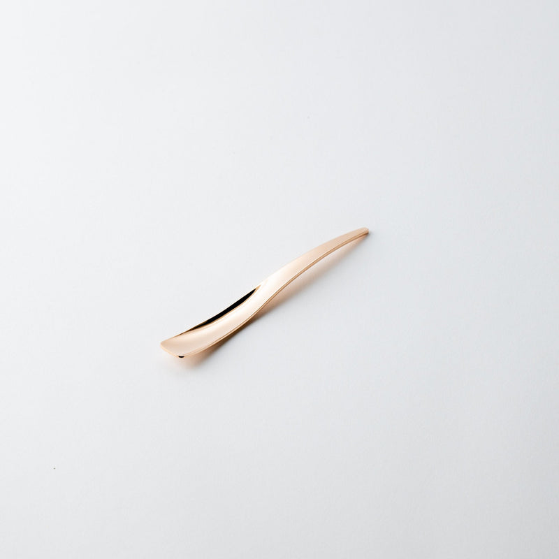 Tsubame URBAN Pink Gold Tea Spoon - MUSUBI KILN - Quality Japanese Tableware and Gift