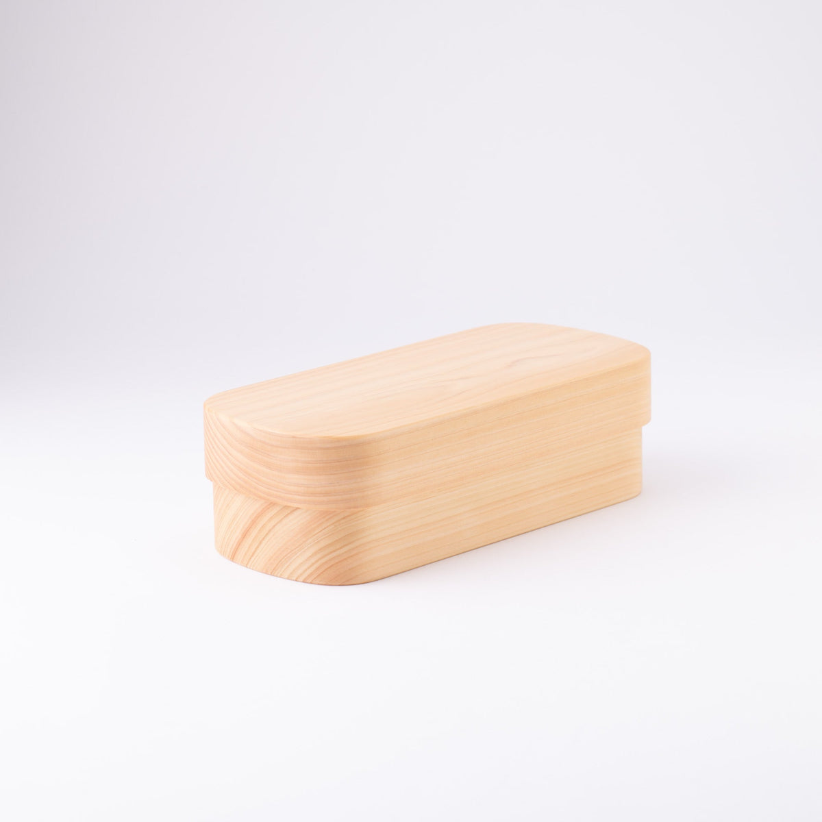 Natural Wood-Grain Rectangle Bento Box