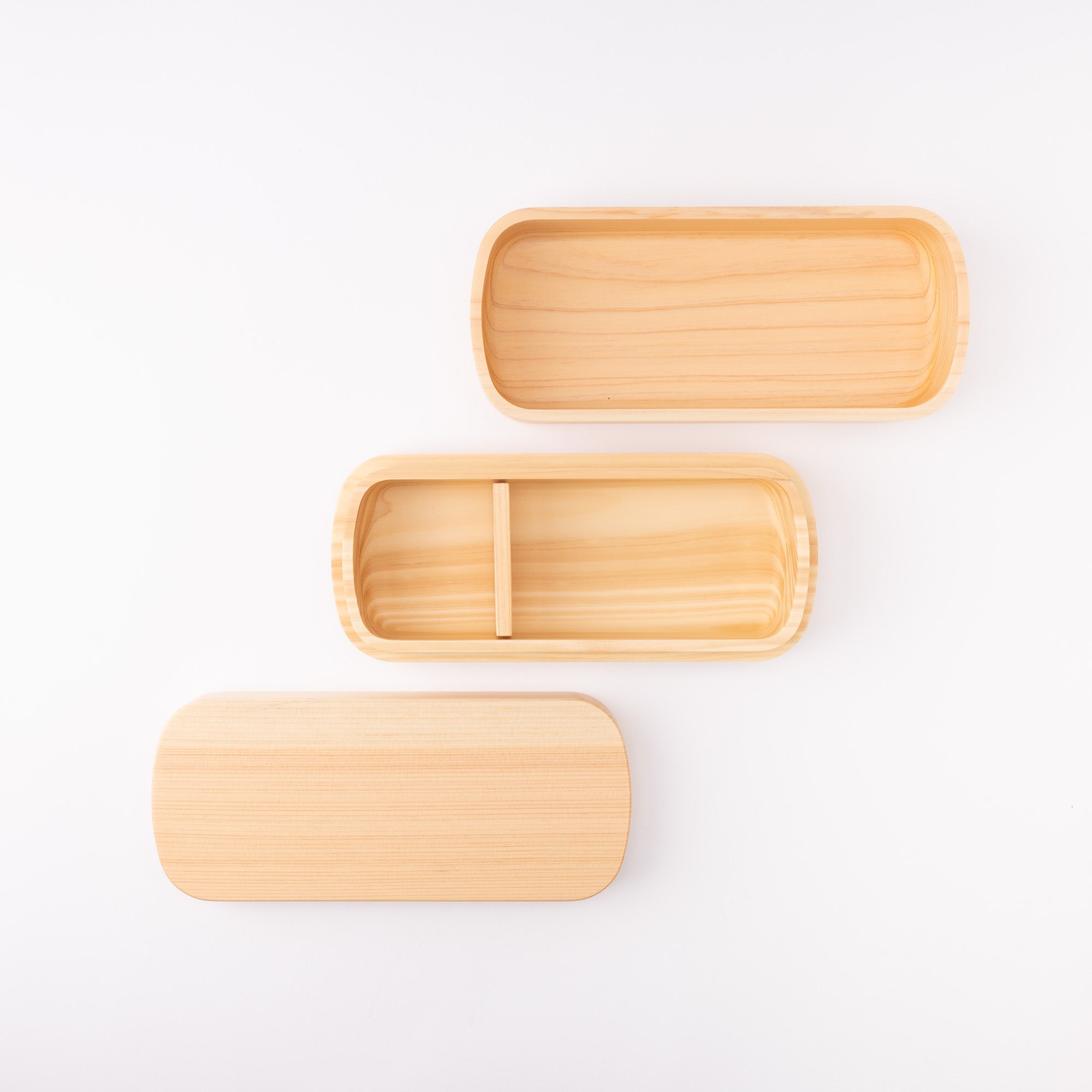 Tsunoda Seibee Kishu Cypress Two Tiered Bento Box | MUSUBI KILN ...