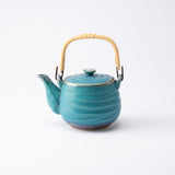 Turkish Blue Mino Ware Japanese Teapot 20.3oz(600ml) - MUSUBI KILN - Quality Japanese Tableware and Gift