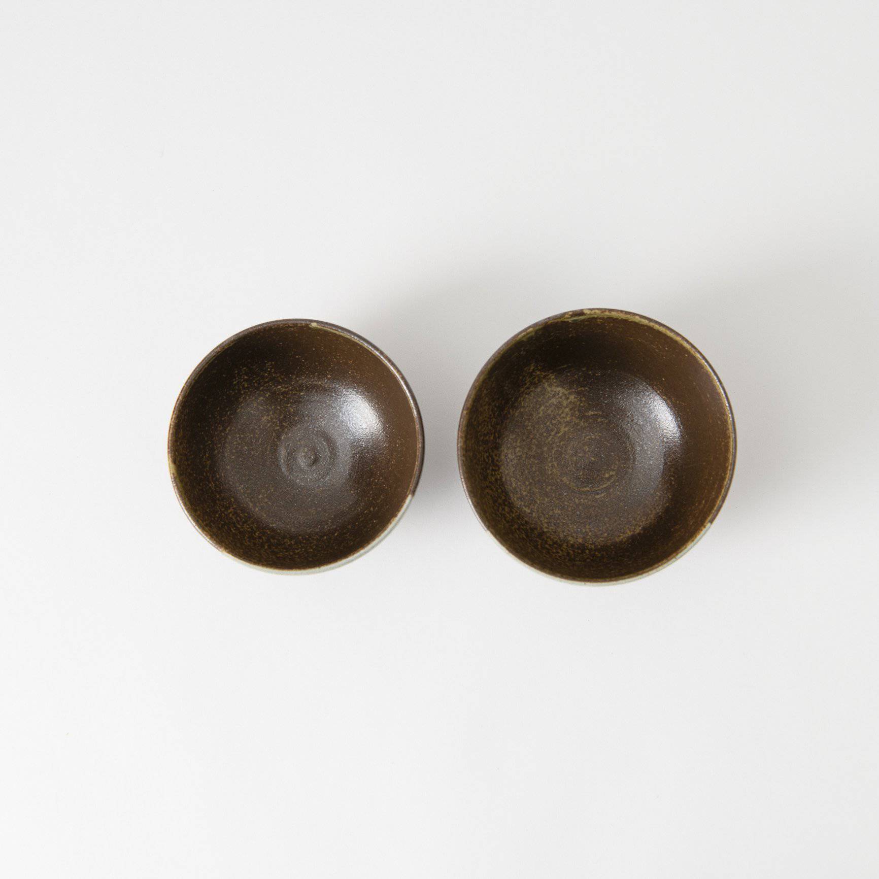 Twin Sparrows Kutani Japanese Rice Bowl Pair - MUSUBI KILN - Quality Japanese Tableware and Gift