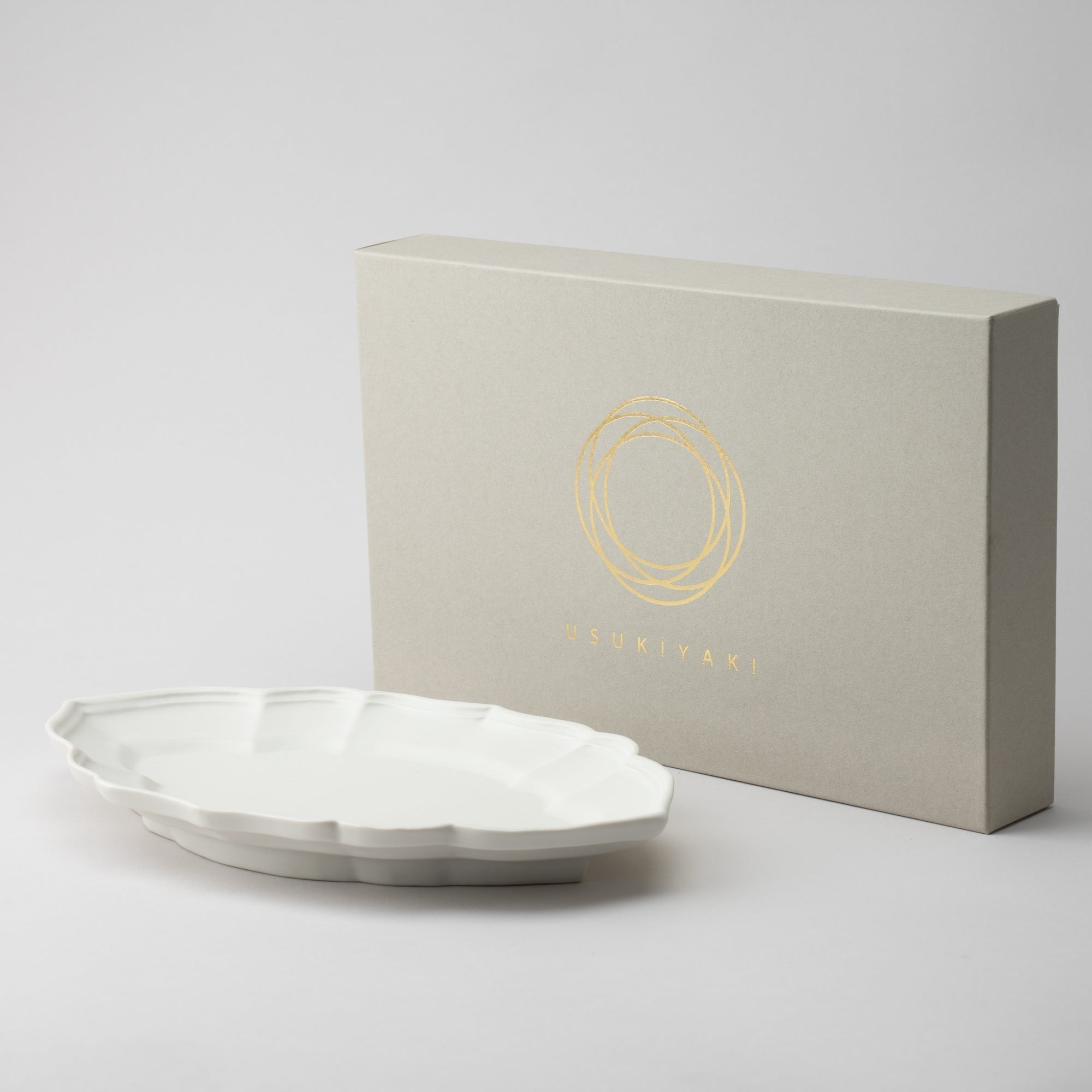 Usuki Oval Plate S - MUSUBI KILN - Quality Japanese Tableware and Gift