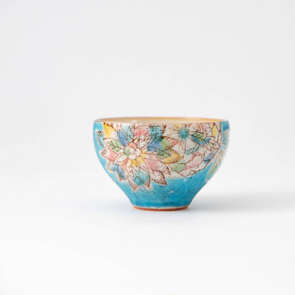 Utsutsu Kiln Wind's Path Kutani Kobachi Bowl - MUSUBI KILN - Quality Japanese Tableware and Gift