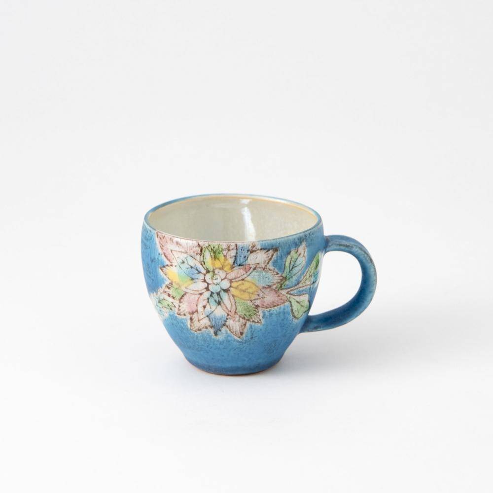 Utsutsu Kiln Wind's Path Kutani Mug - MUSUBI KILN - Quality Japanese Tableware and Gift