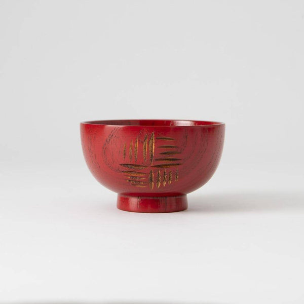 Windmill Yamanaka Lacquerware Miso Soup Bowl - MUSUBI KILN - Quality Japanese Tableware and Gift