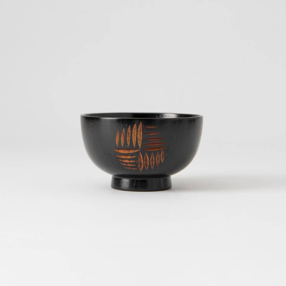 Windmill Yamanaka Lacquerware Miso Soup Bowl - MUSUBI KILN - Quality Japanese Tableware and Gift