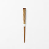 Yamachiku Crystal Lacquered White Bamboo Chopsticks 23cm/9.1in - MUSUBI KILN - Quality Japanese Tableware and Gift