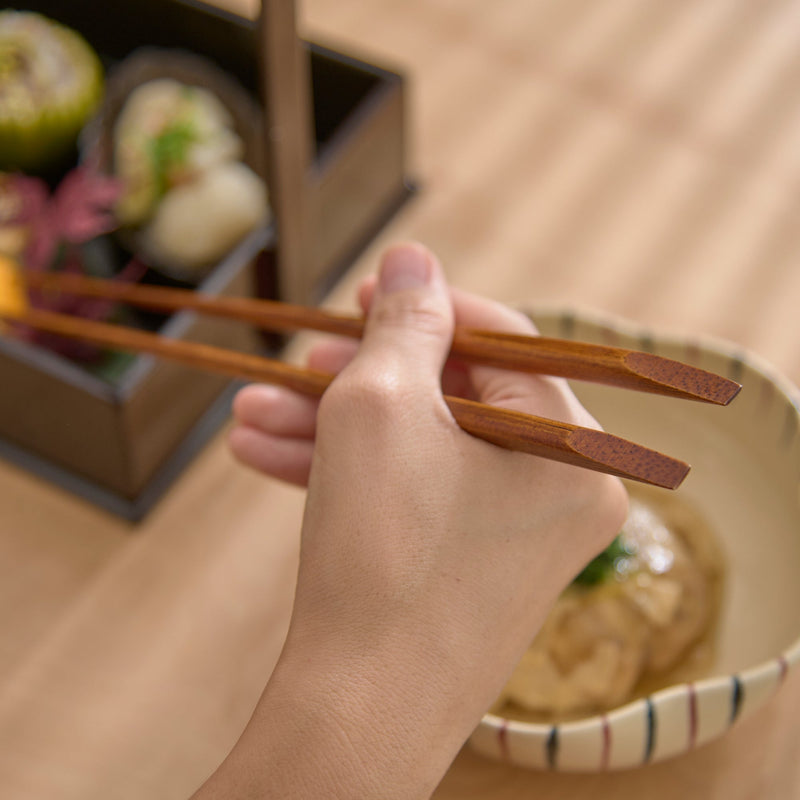 Yamachiku Lacquered Bamboo Serving Chopsticks 30cm/11.8in - MUSUBI KILN - Quality Japanese Tableware and Gift