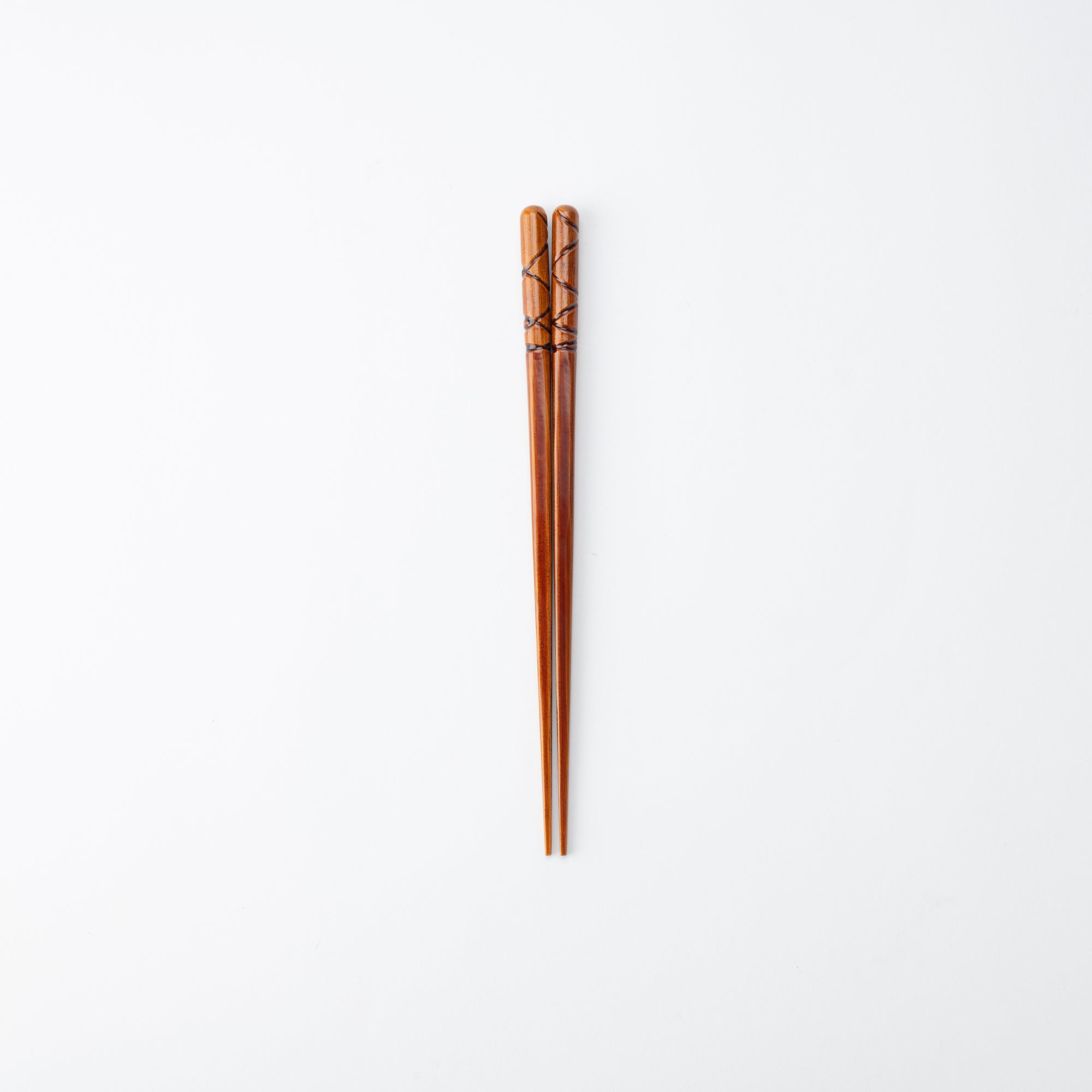 Yamachiku Tortoiseshell Pattern Lacquered Bamboo Chopsticks 23 cm (9.1 in) - MUSUBI KILN - Quality Japanese Tableware and Gift