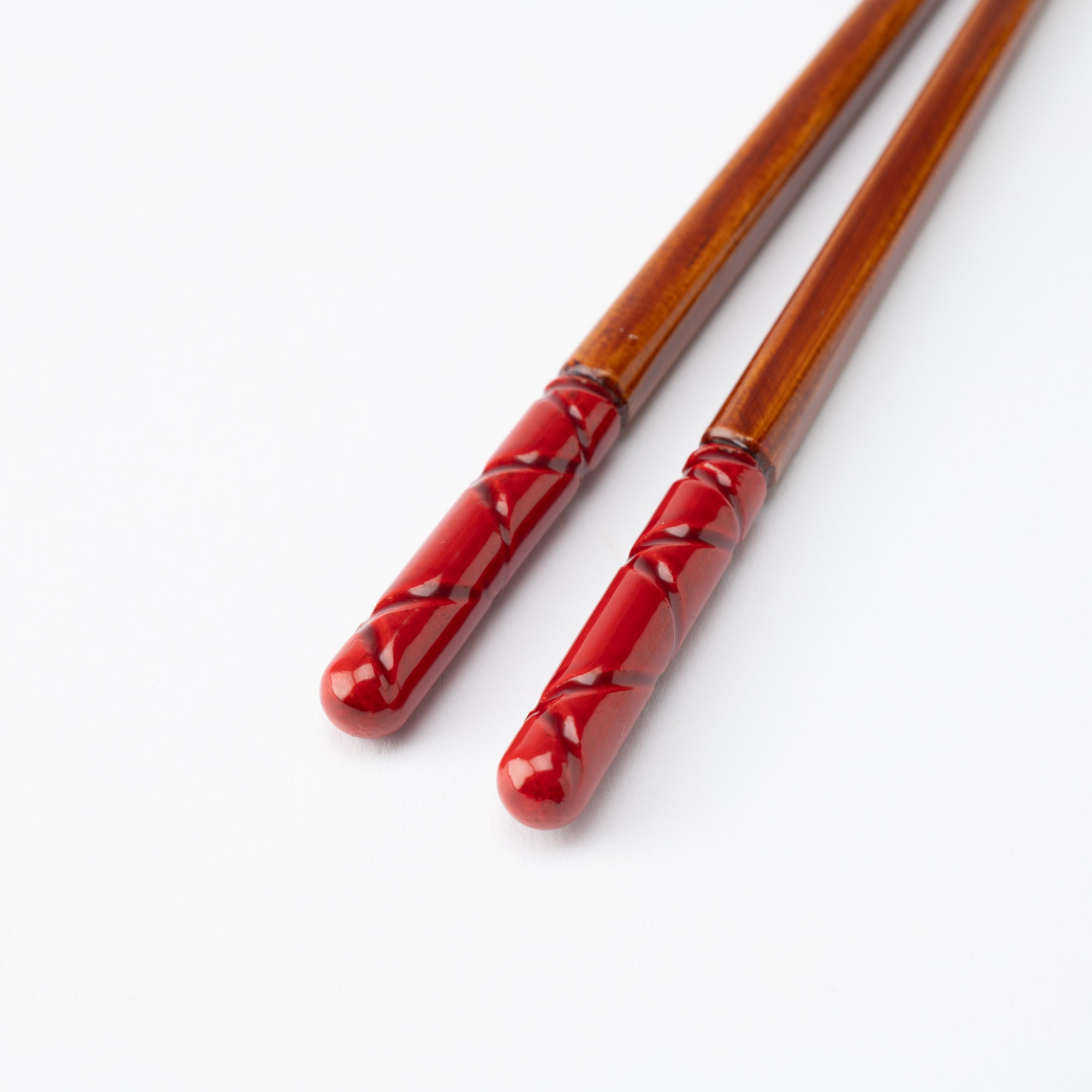 Yamachiku Tortoiseshell Pattern Lacquered Bamboo Chopsticks 23 cm (9.1 in) - MUSUBI KILN - Quality Japanese Tableware and Gift