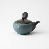 Yamafusa Green Sakura Tokoname Japanese Teapot 10.5oz(310ml) - Band - MUSUBI KILN - Quality Japanese Tableware and Gift