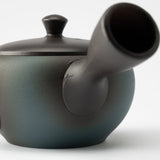 Yamafusa Green Sakura Tokoname Japanese Teapot 10.5oz(310ml) - Band - MUSUBI KILN - Quality Japanese Tableware and Gift