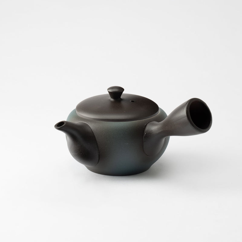 Yamafusa Green Sakura Tokoname Japanese Teapot 10.5oz(310ml) - Band - MUSUBI KILN - Quality Japanese Tableware and Gift