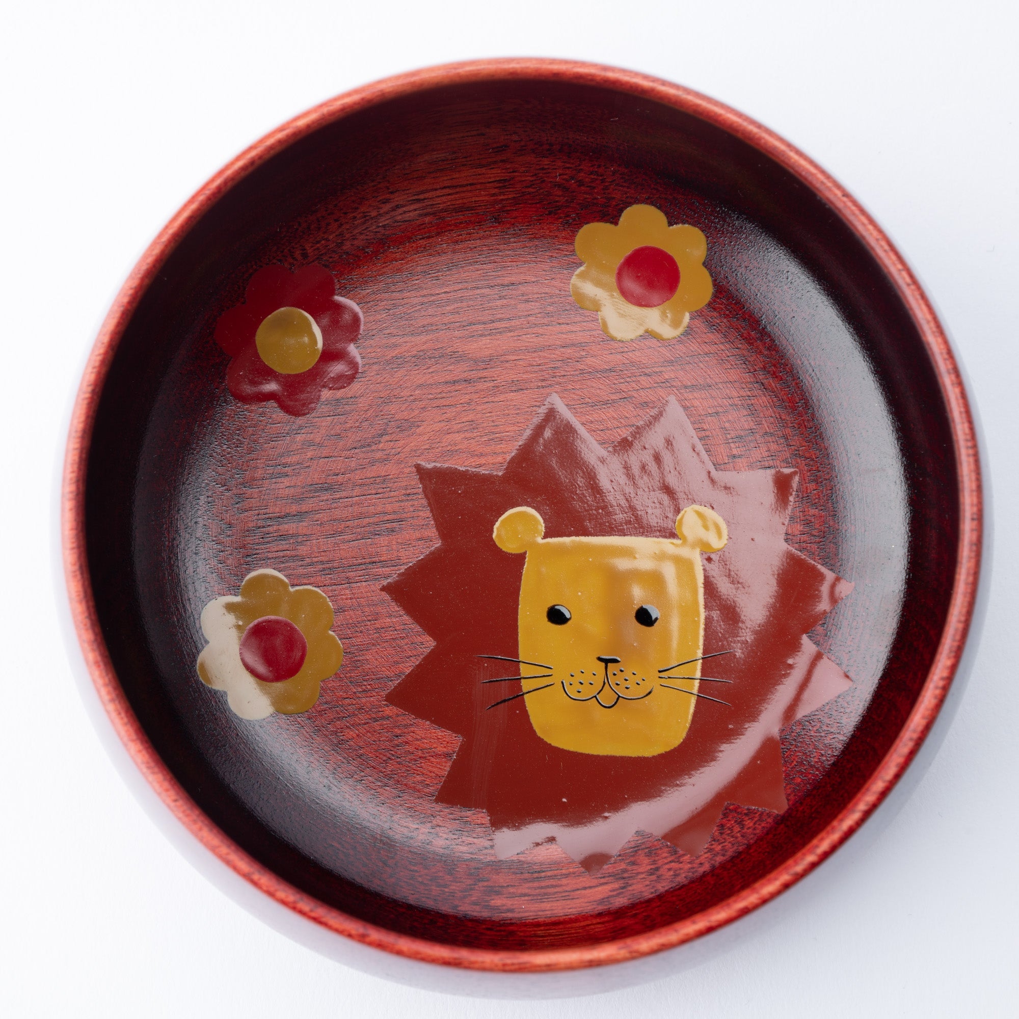 Yamanaka Lacquerware Animal Design Series Children's Bowl - MUSUBI KILN - Quality Japanese Tableware and Gift