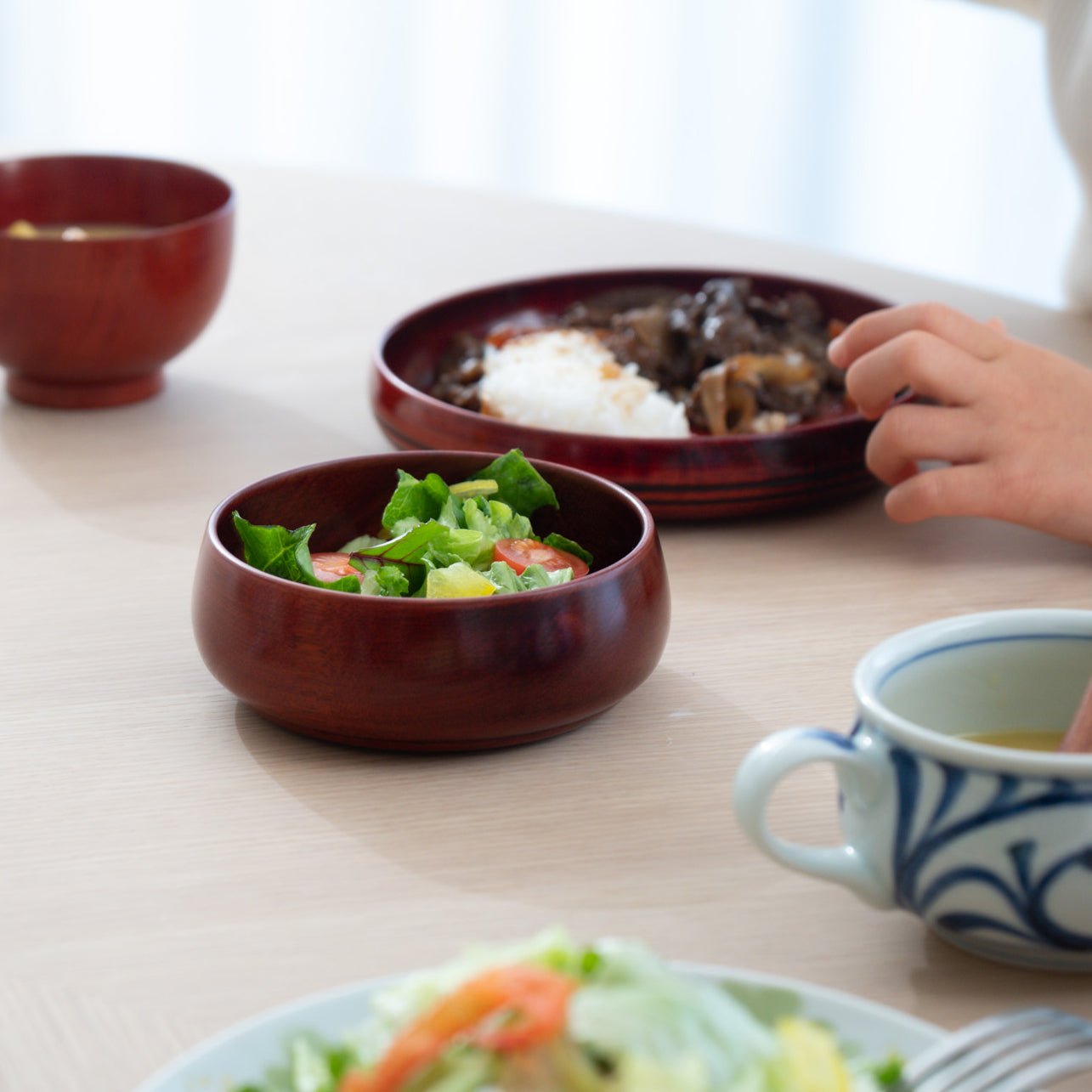 Yamanaka Lacquerware Animal Design Series Children's Bowl - MUSUBI KILN - Quality Japanese Tableware and Gift